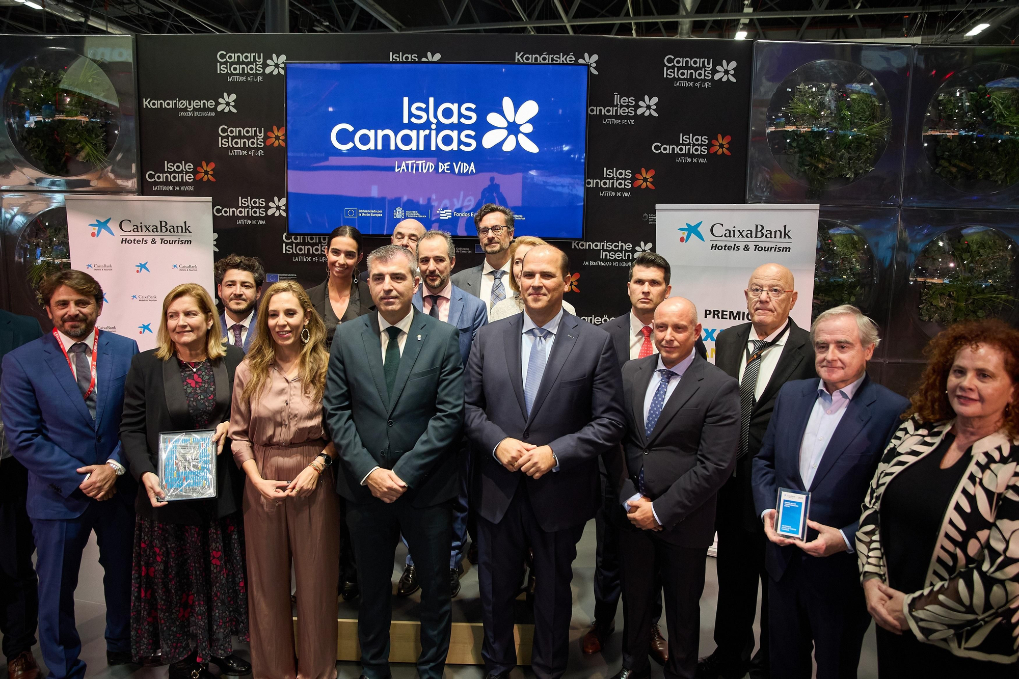 CaixaBank entrega en Fitur el ‘Premio de Innovación y Modernización de Empresas Turísticas en Canarias’.