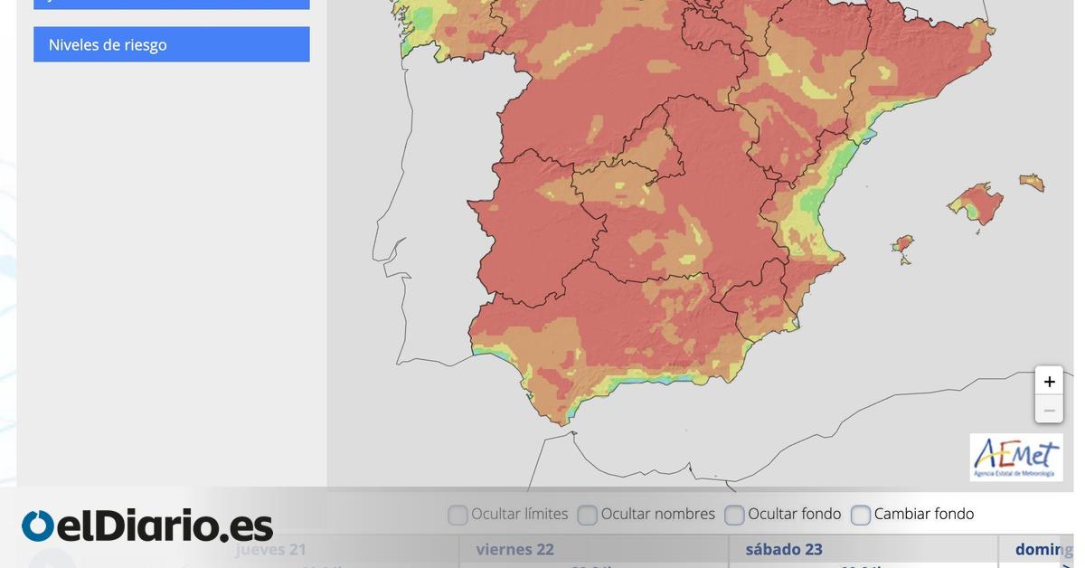 INCENDIOS FORESTALES CANARIAS Aemet presenta un nuevo visor para