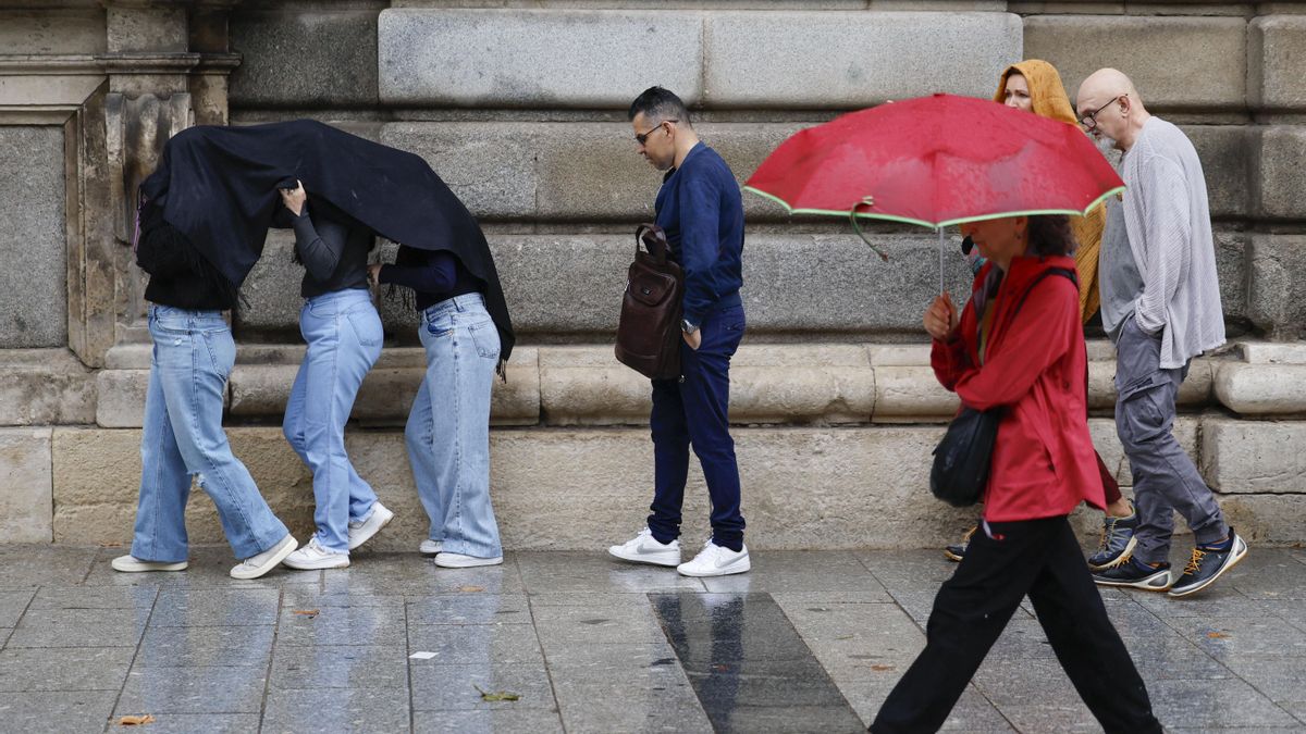 La Aemet prevé una semana de lluvias y con altibajos en las temperaturas