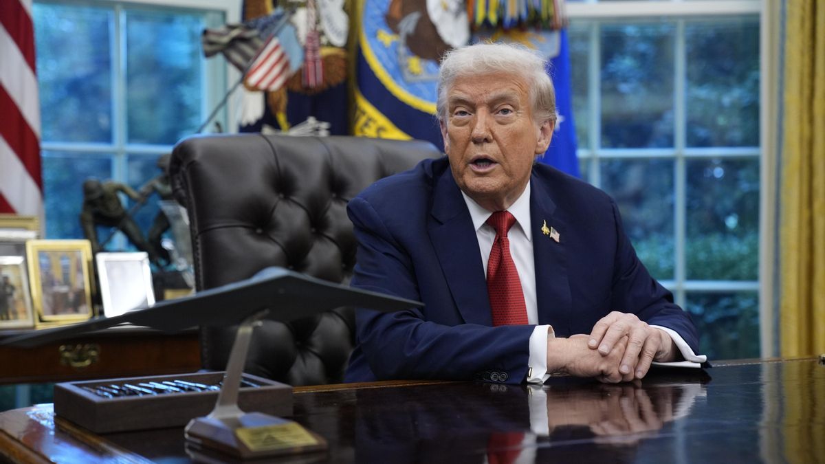 Donald Trump en la Casa Blanca.