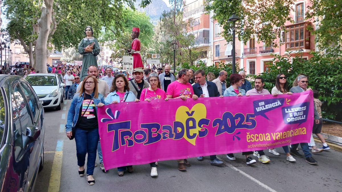 Trobada d'Escoles en Valencià de la Costera celebrada a Xàtiva.
