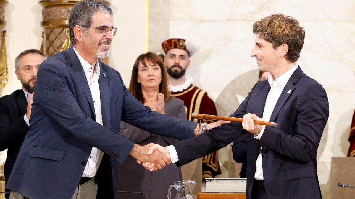 Eneko Goia, en el traspaso de poderes