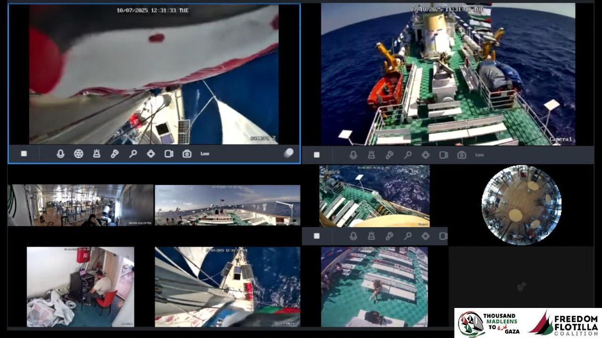 Imágenes de la flotilla Madleen