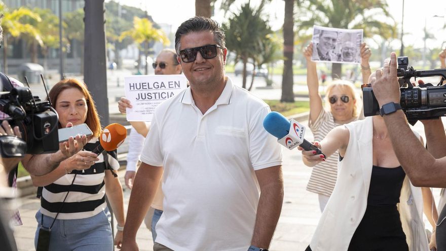 El exdirector general de Ganadería del Gobierno de Canarias Taishet Fuentes acude este jueves a declarar ante la juez que instruye el caso Mediador