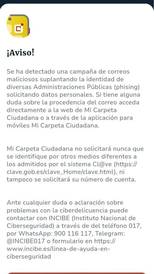 El Instituto Nacional de Ciberseguridad ofrece asesoramiento personalizado para confirmar si un mensaje es legítimo o si forma parte de una campaña de ‘phishing’ activa