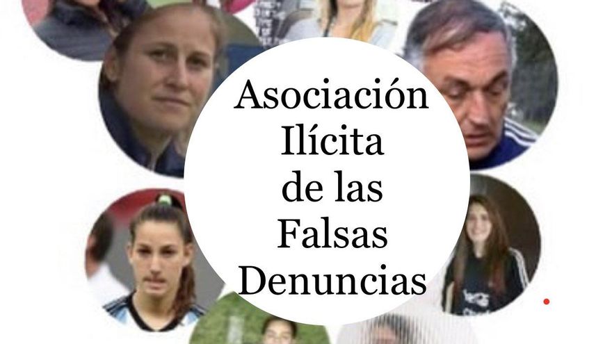 Flyer de Frente de Mujeres Argentinas contra las Denuncias Falsas