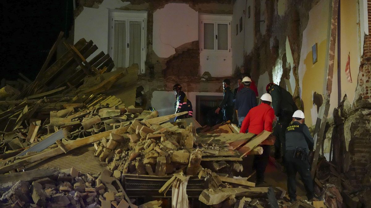 Hallan muerta a una persona tras un derrumbe en una casa en un pueblo de Valladolid