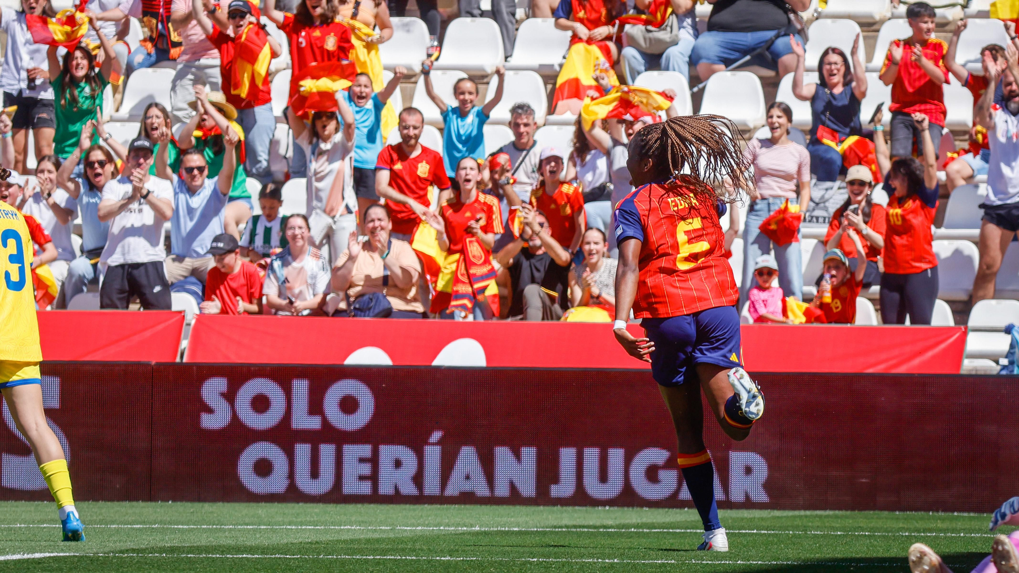 El partido de la selección femenina España - Ucrania