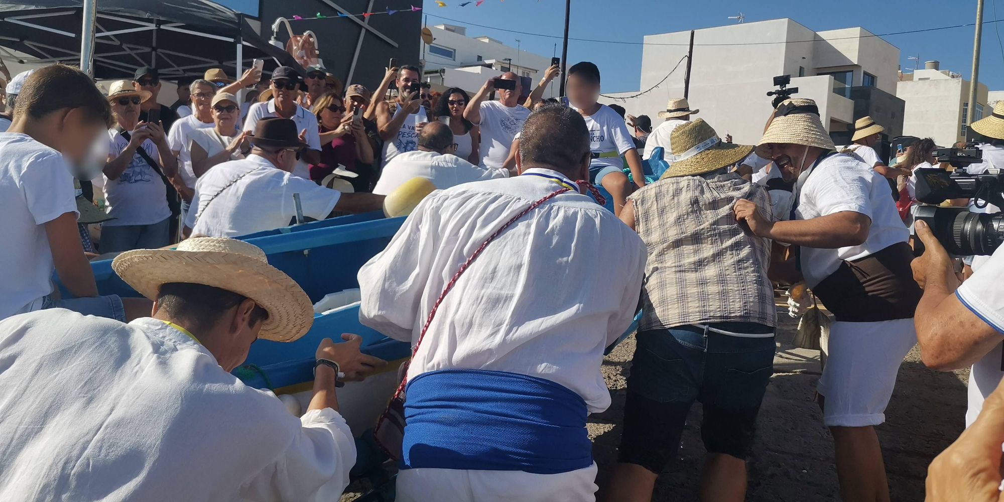 Vará del Pescao en Arinaga, este viernes.