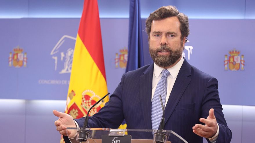 El portavoz parlamentario de Vox, Iván Espinosa de los Monteros.