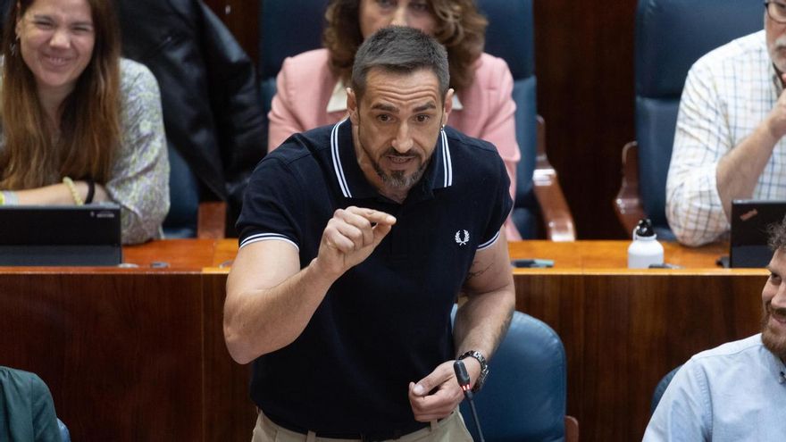 El diputado de Más Madrid en la Asamblea de Madrid, Emilio Delgado.