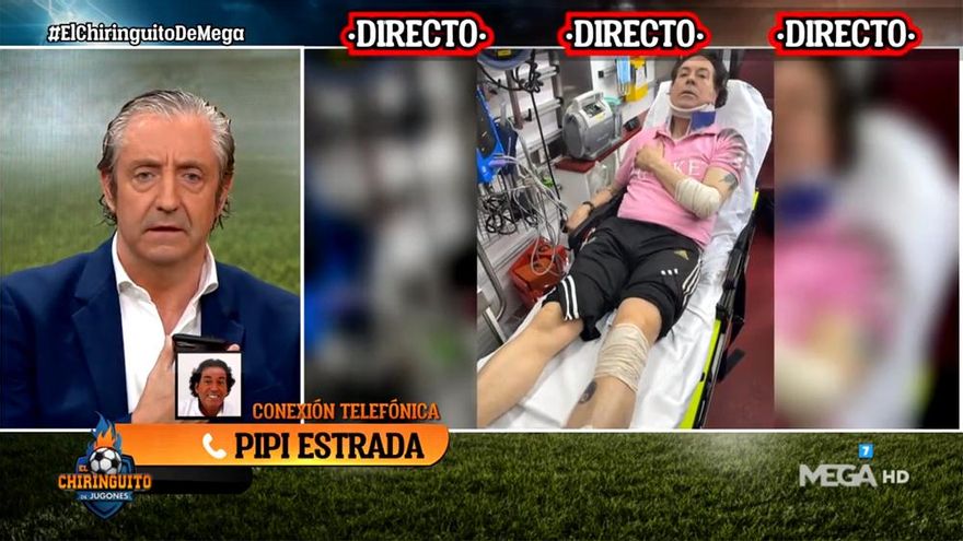 Pipi Estrada sufre un accidente de moto, y Miriam Sánchez apunta a su "estrés emocional y económico"