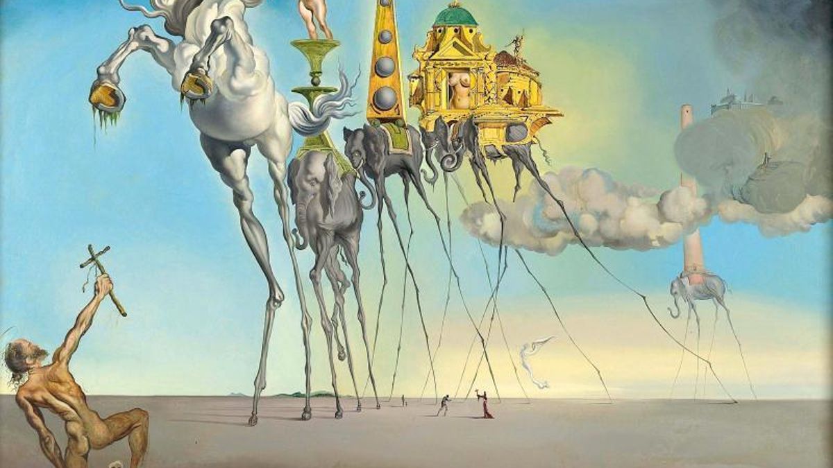 Un Dalí de 1946 cambia de aspecto en 20 años y la ciencia identifica qué parte de la obra falla