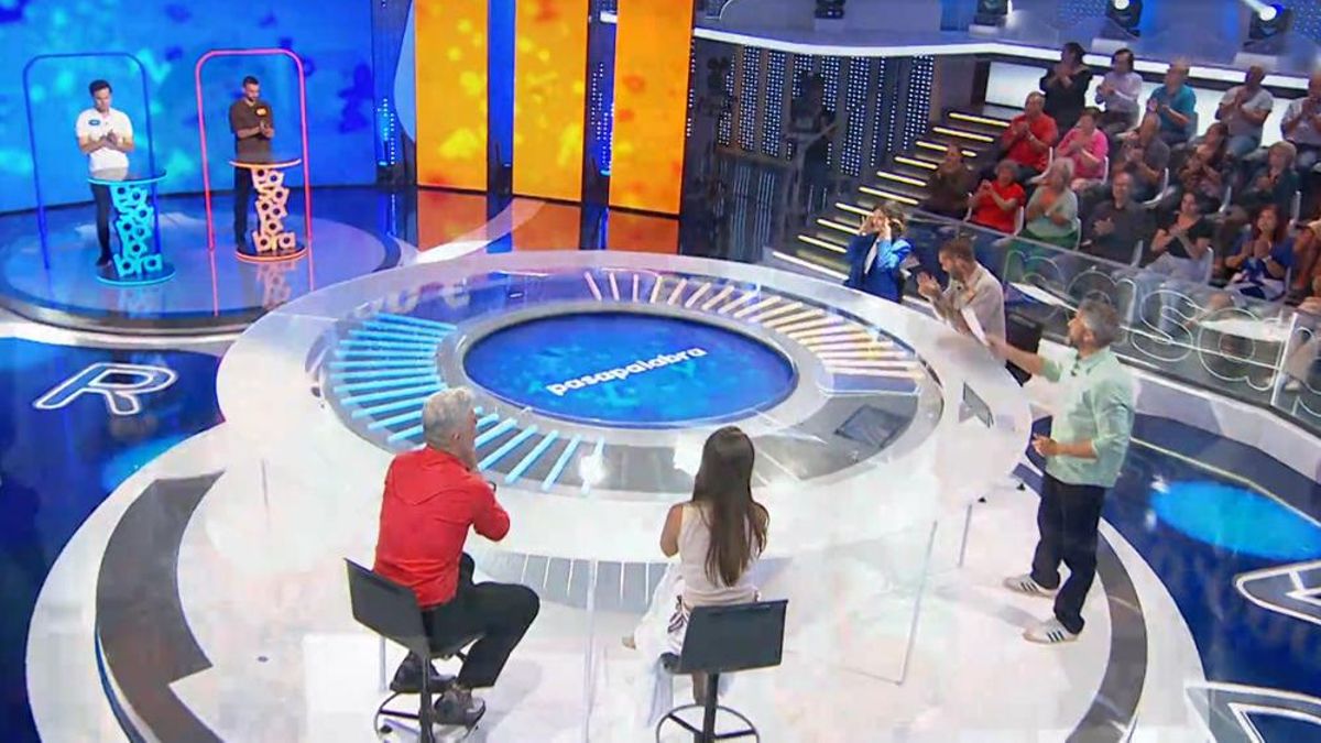 Roberto Leal, en el plató de 'Pasapalabra'