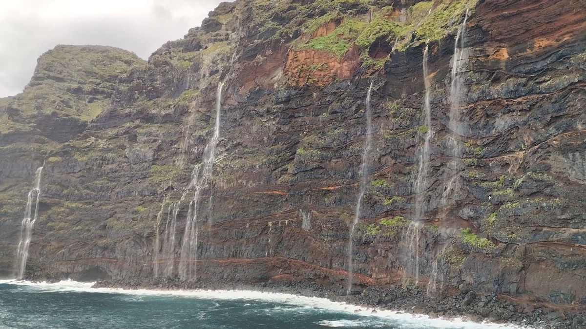 Therese sigue dejando lluvias copiosas  de más de 100 litros y granizo en La Palma