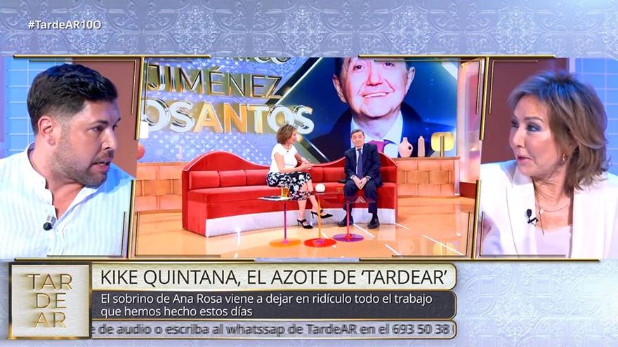 El sobrino de Ana Rosa, tras la entrevista de su tía a Jiménez Losantos: "'TardeAR' es el nuevo Valle de los Caídos"