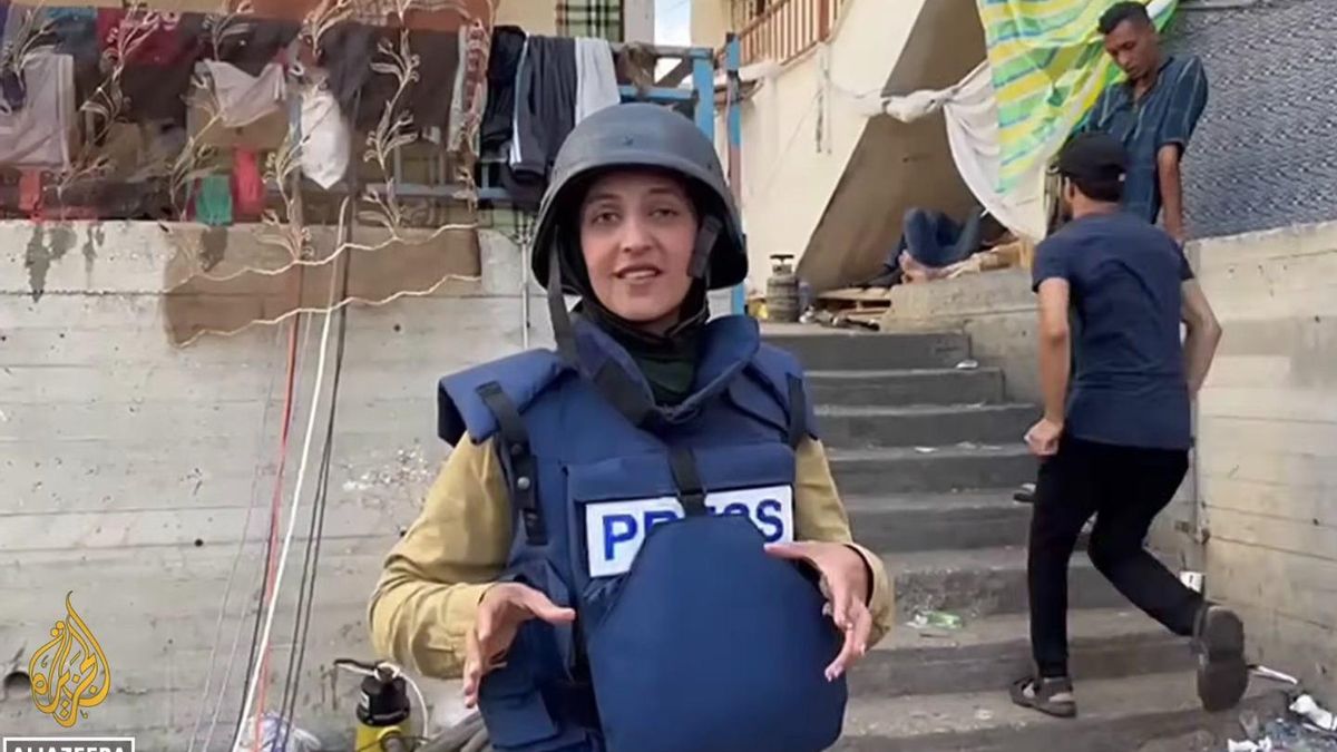 Youmna El Sayed en Gaza