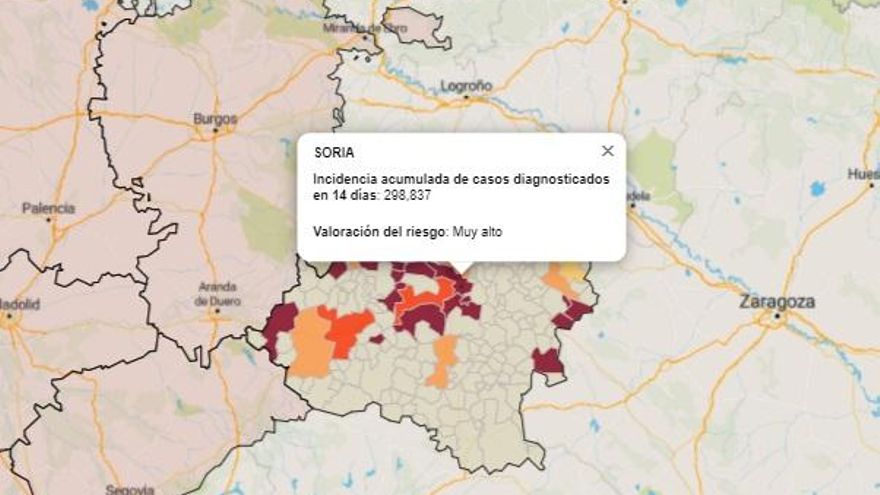 La provincia y la ciudad de Soria, la que peores datos presenta en Castilla y León.