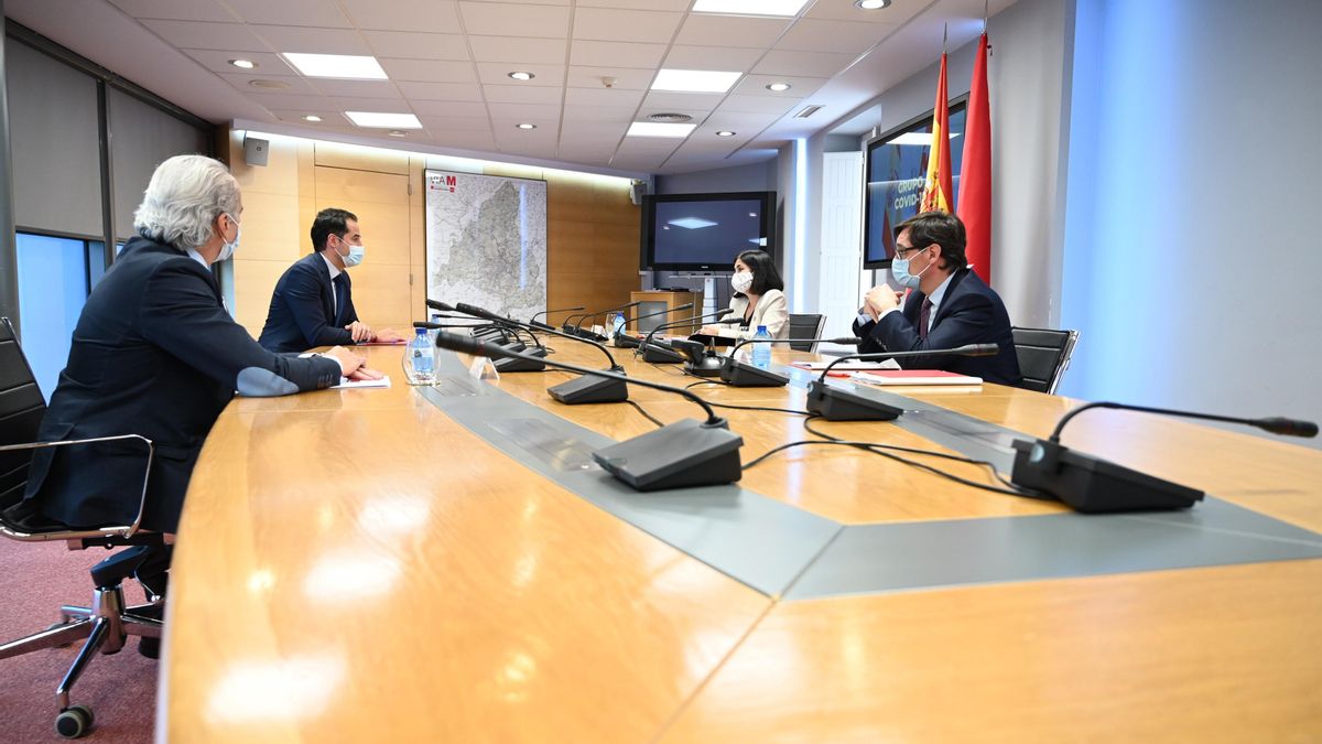 Reunión del Grupo Covid-19 acordado por Sánchez y Ayuso