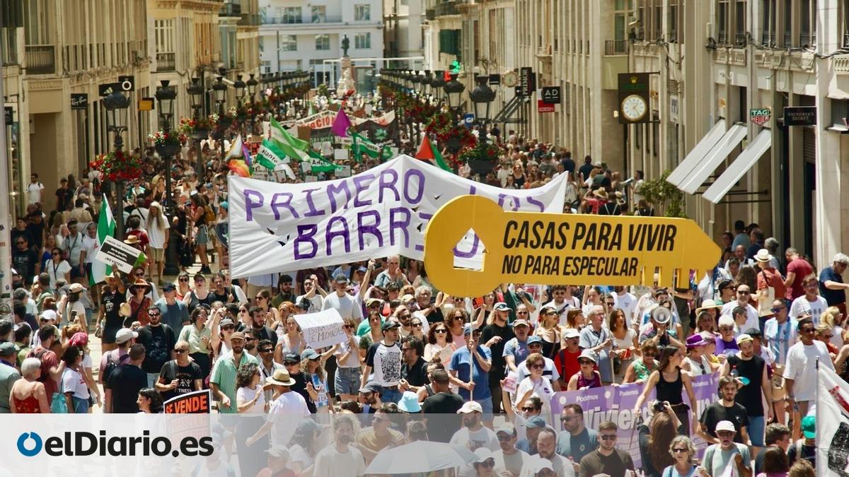 Cádiz, Málaga y Córdoba salen a las calles por la vivienda: "Ni alquileres por las nubes ni salarios por los suelos"