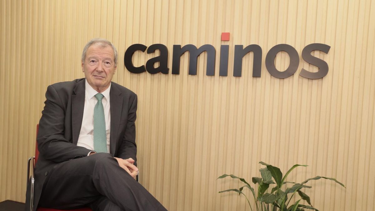 Ignacio Barrón, presidente de la CIAF, en una imagen del Colegio de Ingenieros de Caminos.