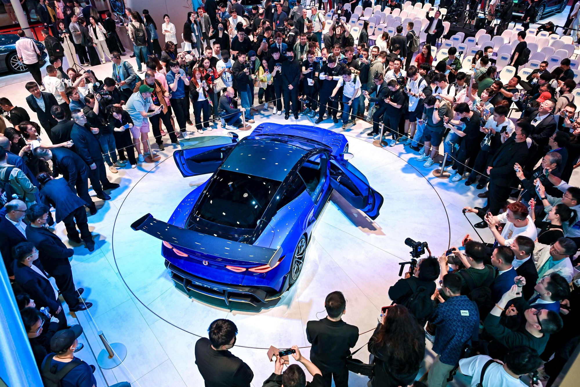 Un automóvil de la marca BYD, uno de los gigantes chinos de los vehículos eléctricos, en una imagen de archivo.