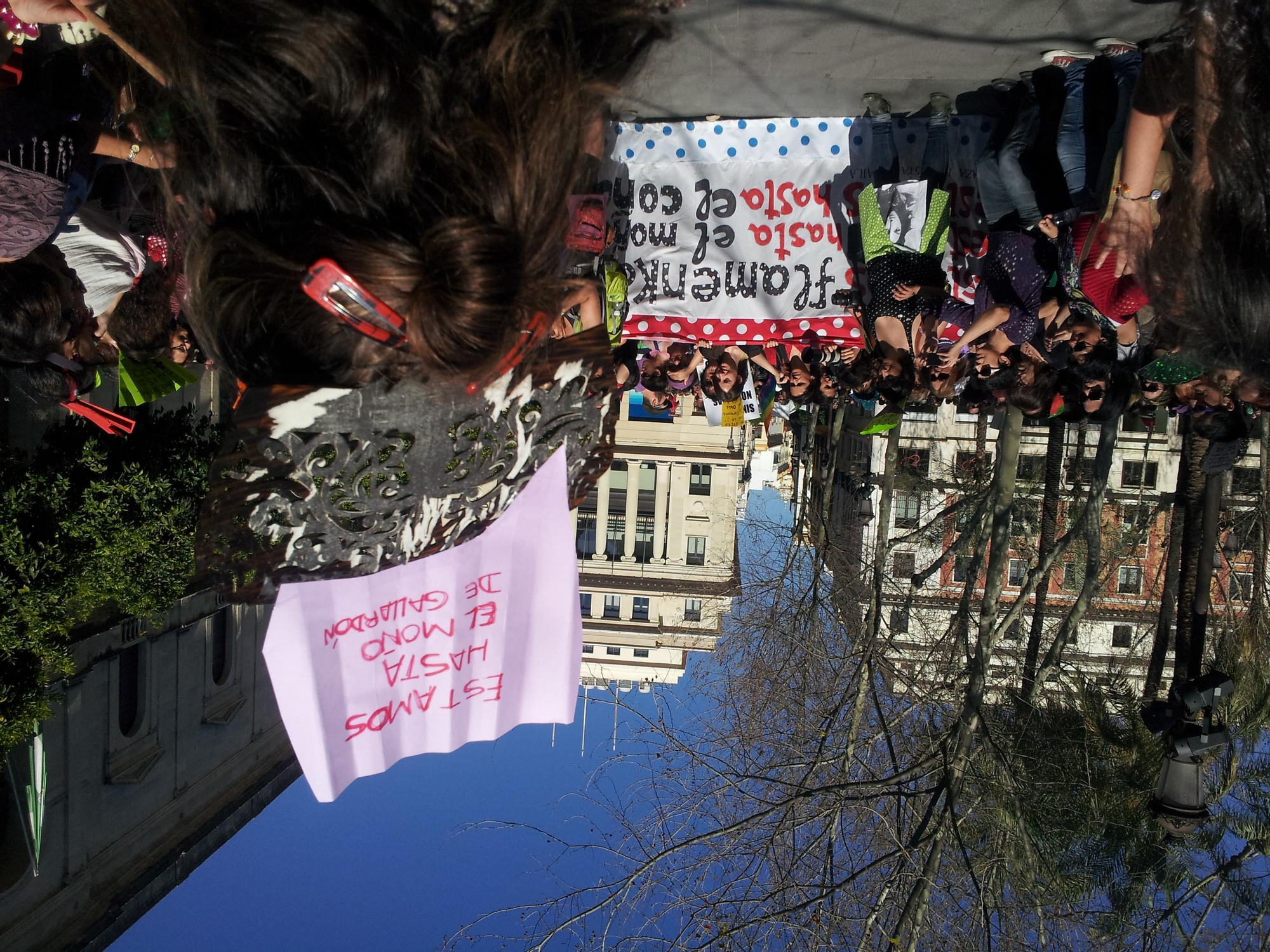 "Estamos hasta el moño de Gallardón"