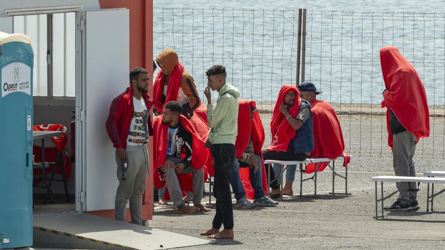 Entre las personas rescatadas se encuentra un menor