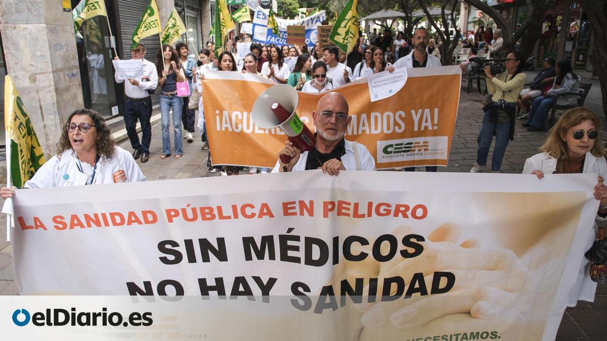 Más de 200 médicos piden en Gran Canaria el estatuto marco y una  hoja de ruta  al Servicio Canaria de la Salud