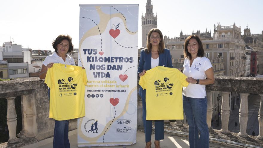 Presentación de la XIII Carrera Solidaria contra el cáncer infantil 'Tus kilómetros nos dan vida'.