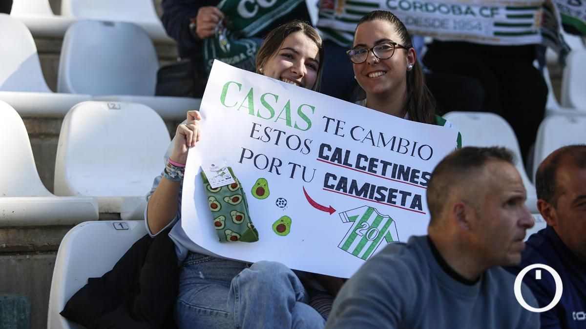 Grada Blanquiverde del Córdoba CF - SD Huesca