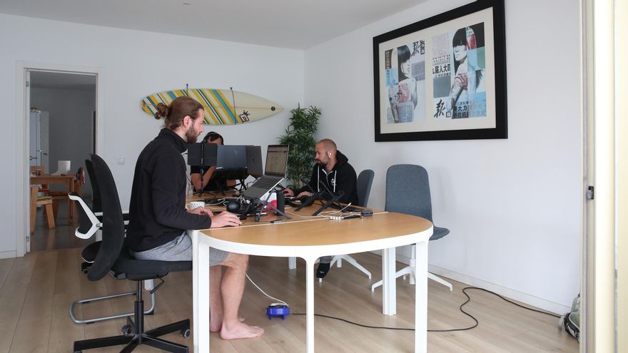 Vivienda compartida por teletrabajadores en Las Palmas de Gran Canaria.