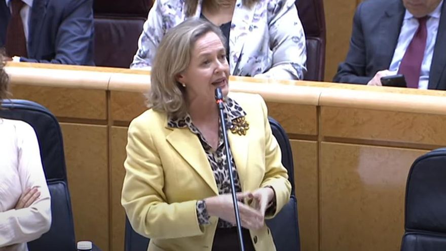 La vicepresidenta del Gobierno, Nadia Calviño.