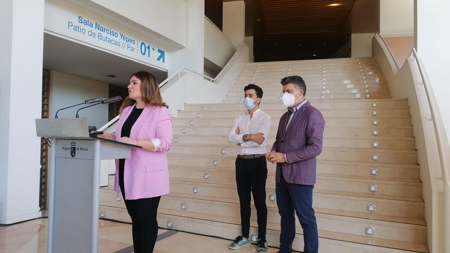 La consejera de Cultura, Esperanza Moreno, en un momento de la presentación de la iniciativa