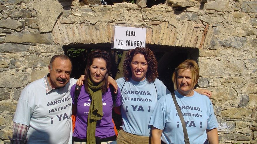 La familia Muñón Buisán en las fiestas de San Miguel, en 2008