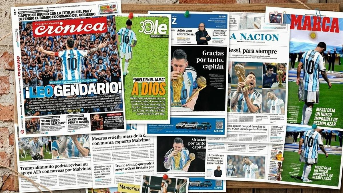 El adiós de Messi a la Selección, en las tapas de diarios de Argentina y el mundo