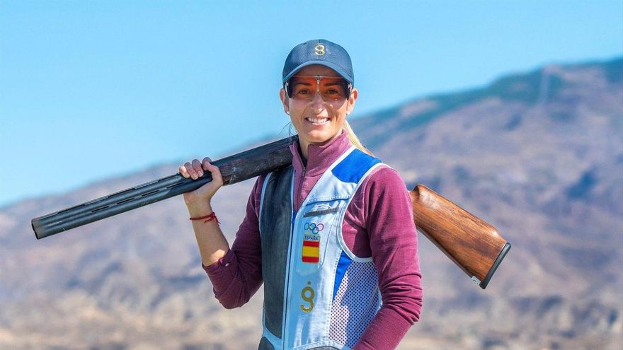 La cordobesa Fátima Gálvez, tricampeona de Europa de tiro al plato
