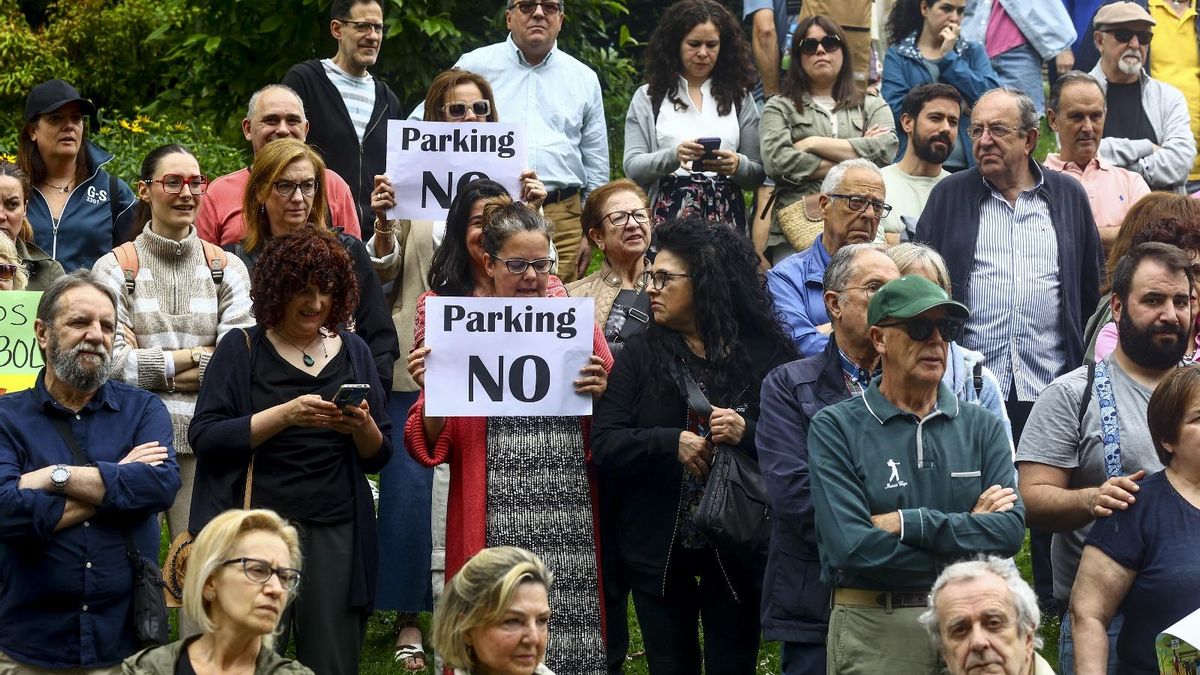 La plataforma ciudadana 'El Campillín no se toca' rechaza la construcción del aparcamiento.