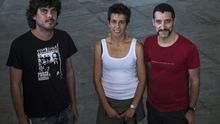 Manoel Martínez, Marta Macho y Roberto Sánchez, denuciantes de las irregularidades en la OPE de Osakidetza