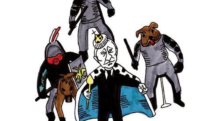 Imagen de Putin del libro 'La última artista soviética' de Victoria Lomasko