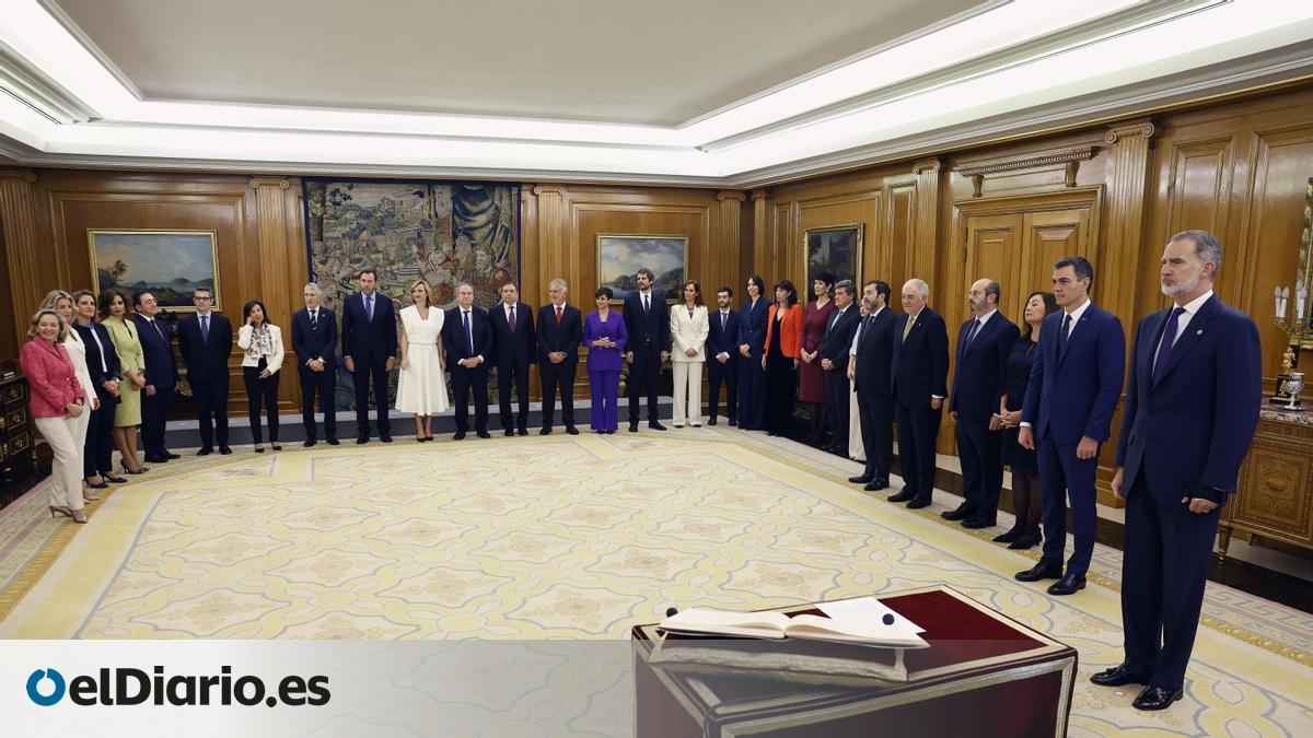 La toma de posesión de los ministros y ministras, en directo