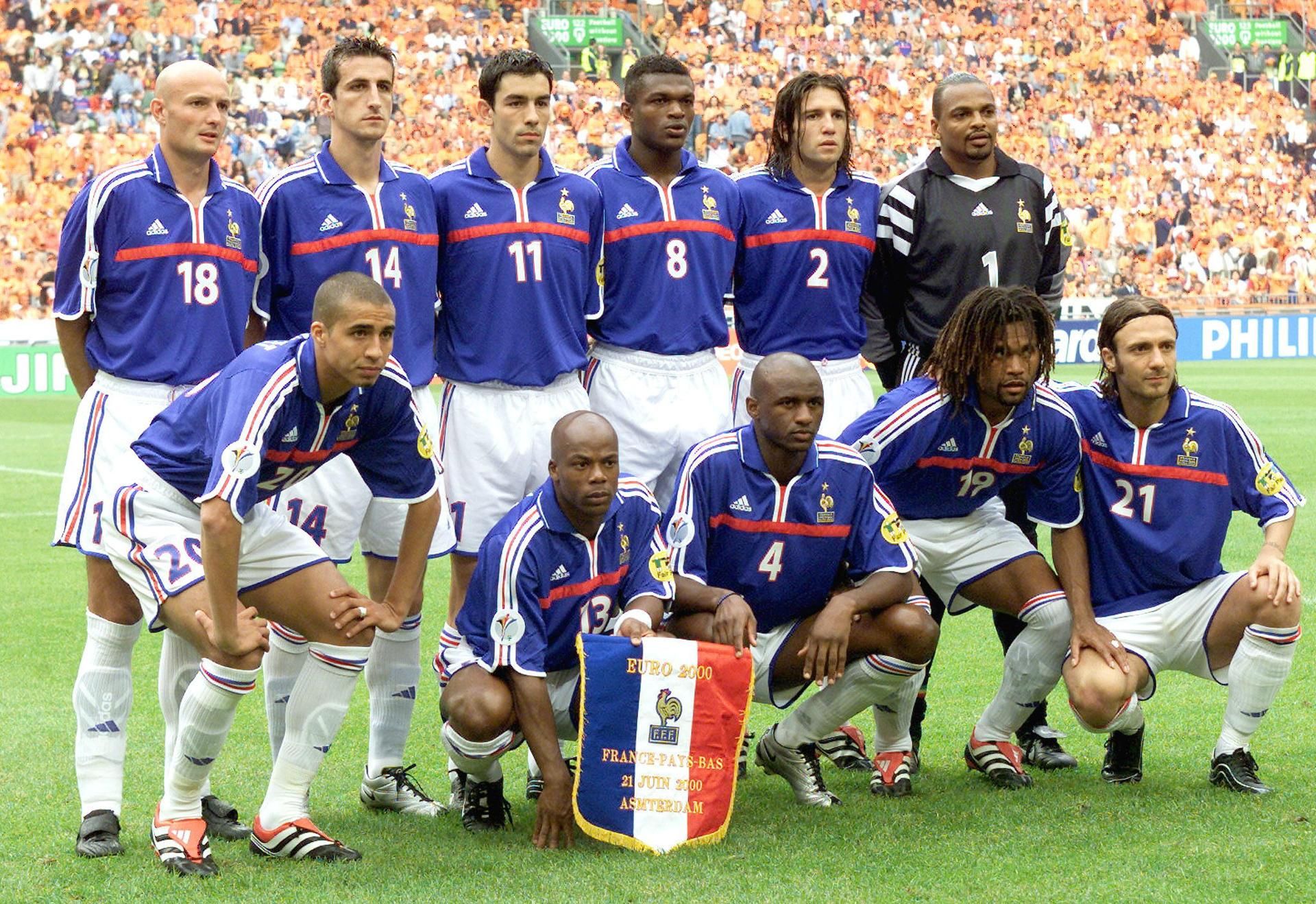 El once titular de la selección de Francia en la Eurocopa de 2000, con varios jugadores inmigrantes o hijos de extranjeros