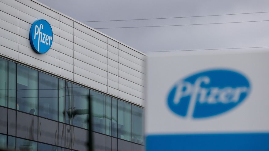 Planta de la farmaceútica Pfizer en Bélgica. EFE/EPA/STEPHANIE LECOCQ