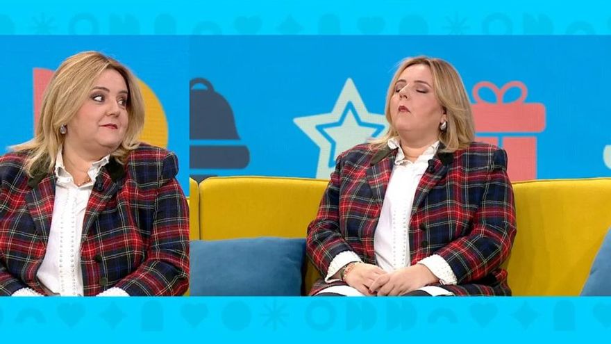 'Espejo Público' retrata a Pilar Vidal por echarse una "micro-siesta" en directo, al más puro estilo 'Sálvame'
