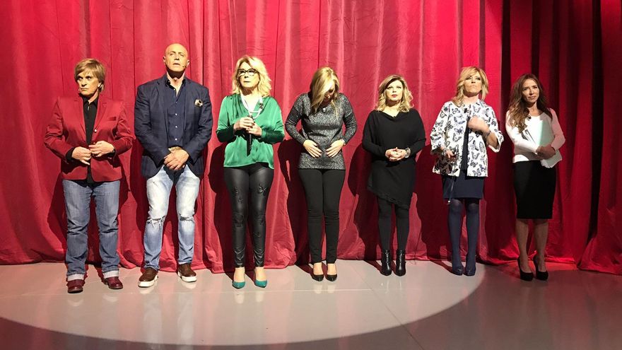 Los colaboradores del programa vespertino esperan ansiosos al presentador