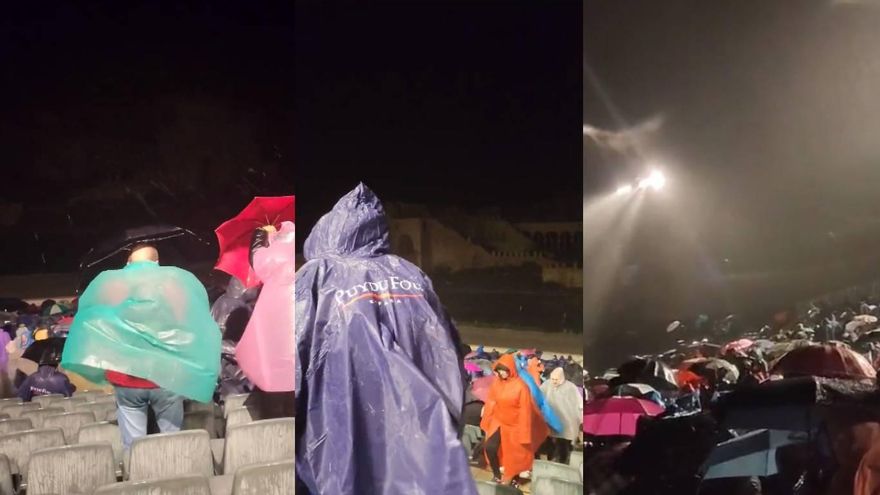 Las críticas a Puy du Fou tras un espectáculo que no se canceló a pesar de la tormenta: "Había un río de agua y lodo"