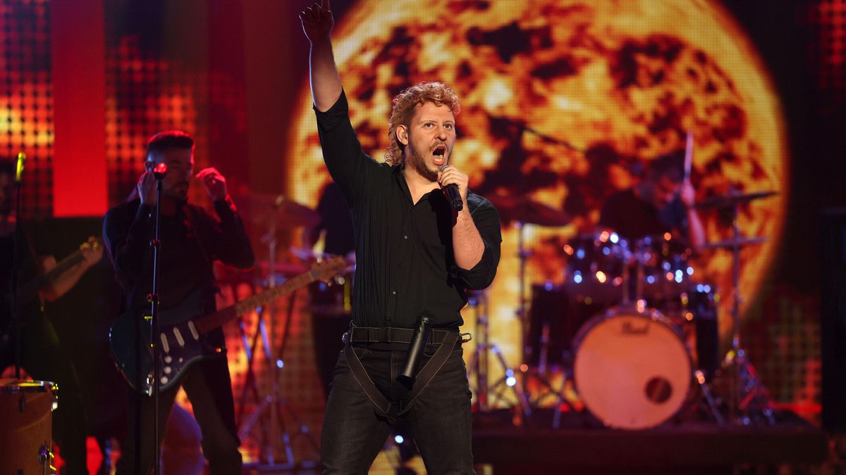 J Kbello en la primera semifinal de 'Tu cara me suena 13'