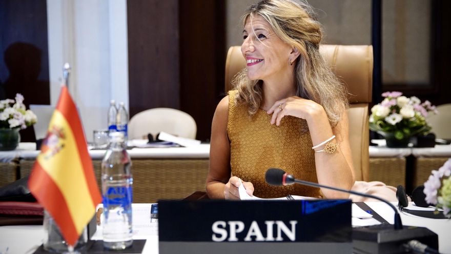 La vicepresidenta segunda y ministra de Trabajo, Yolanda Díaz.