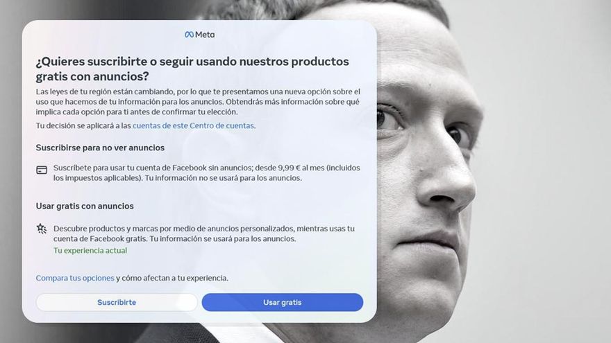 El mundo al revés de Zuckerberg: los 'patrones oscuros' de Meta para que no pagues por Instagram y Facebook