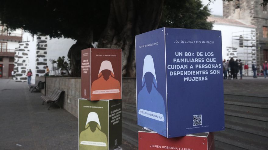 Campaña para visibilizar el plan de Igualdad y de Prevención de Violencia de Género del Cabildo de La Palma. (ALEJANDRO RAMOS)